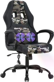 Furniture suppliesRacing Gaming Chair Home Office Chair Ergonomic Desk Chair Massage PU Leather Computer with Lumbar Suppo